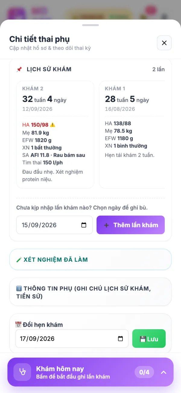 Lịch sử khám