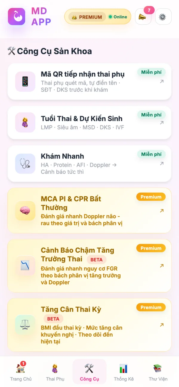 Danh sách công cụ