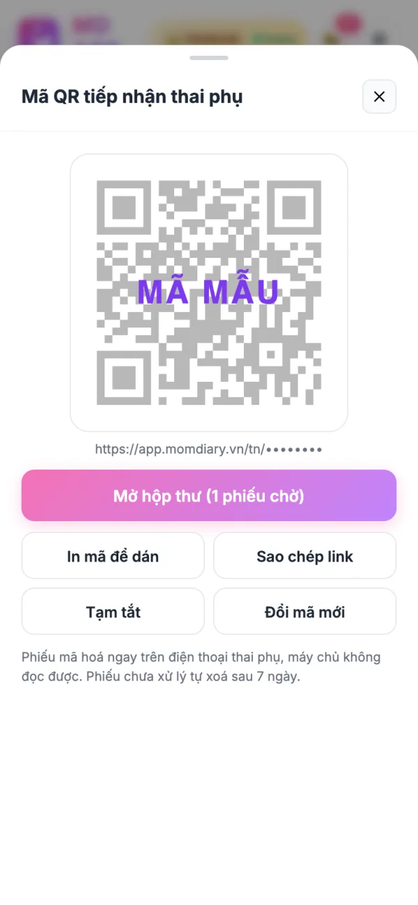 Mã QR của bác sĩ