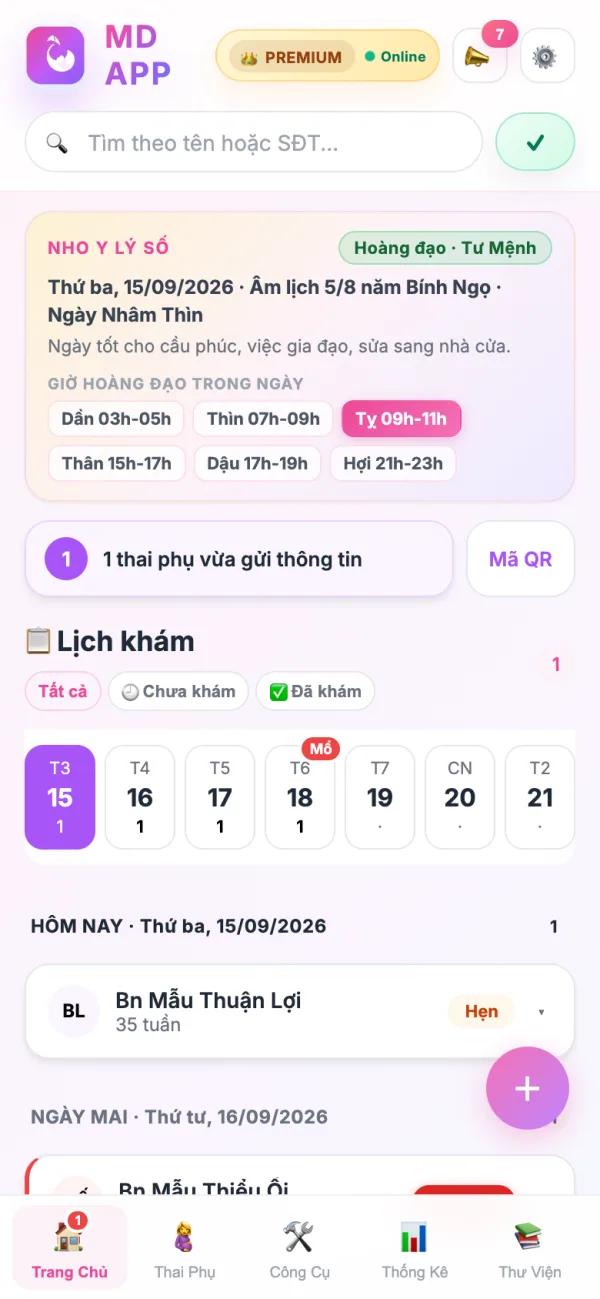 Thẻ phiếu mới trên Trang Chủ