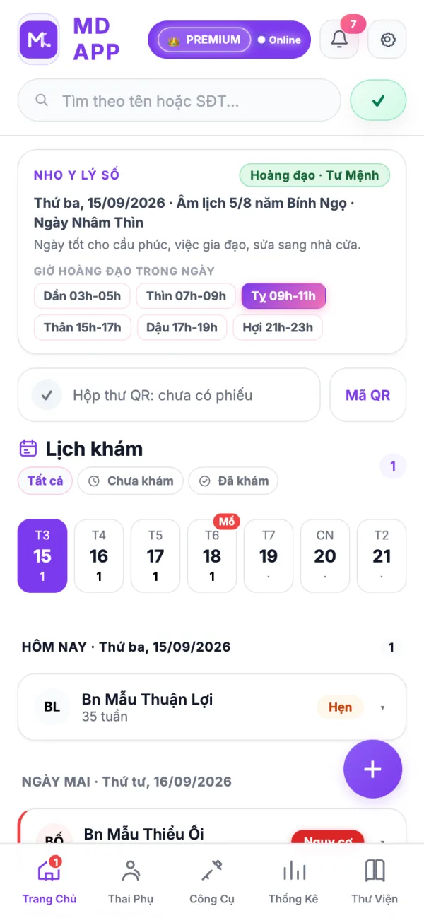 Giao diện Modern